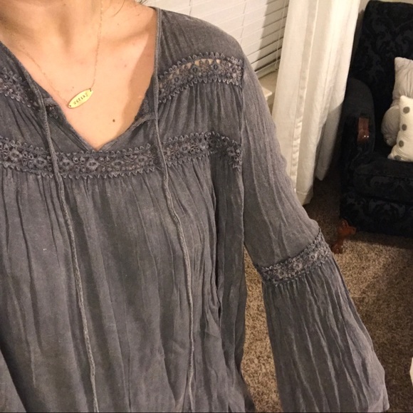 Altar'd State Tops - acid long sleeve tunic